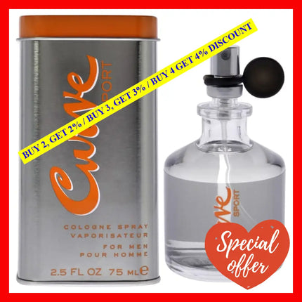 Curve Sport By Liz Claiborne For Men - 2.5 Oz Cologne Spray