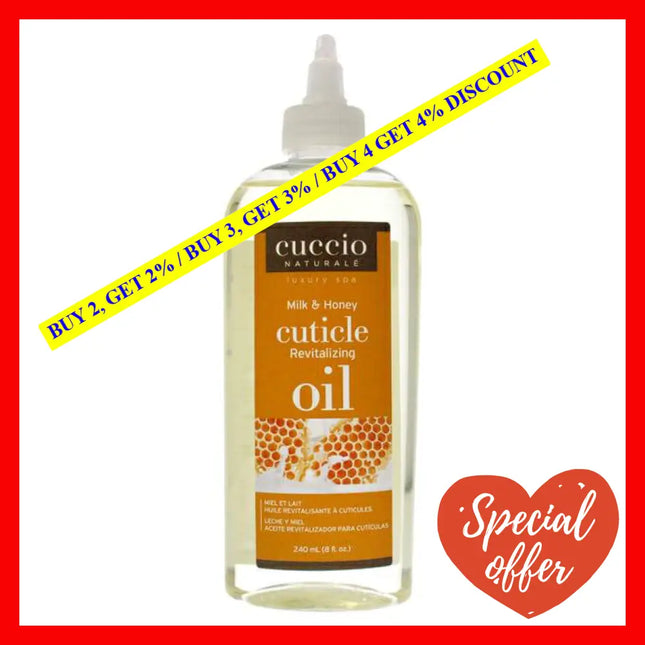 Cuticle Revitalizing Oil - Milk And Honey Manicure By Cuccio Naturale For Unisex 8 Oz