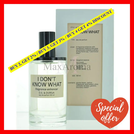 D.s. And Durga I Don’t Know What Edp 3.3Oz/100Ml Spray