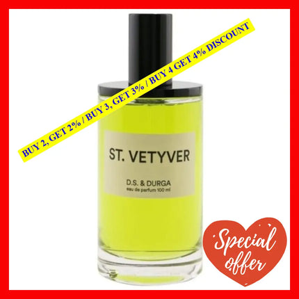 D.s. And Durga St Vetyver Eau De Parfum Unisex 3.4 Oz / 100 Ml