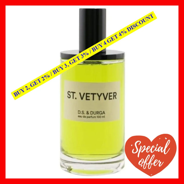 D.s. And Durga St Vetyver Eau De Parfum Unisex 3.4 Oz / 100 Ml