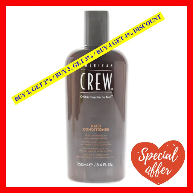 Daily Moisturizing Conditioner By American Crew For Men - 8.4 Oz