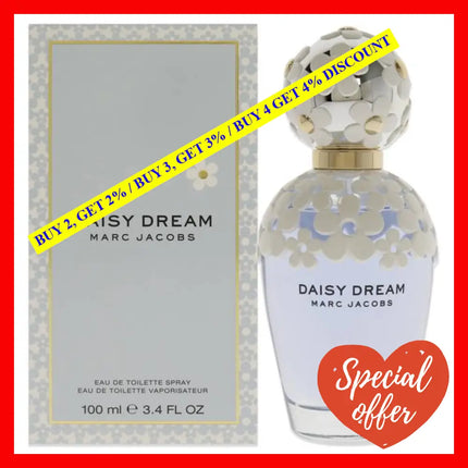 Daisy Dream By Marc Jacobs For Women - 3.4 Oz Edt Spray