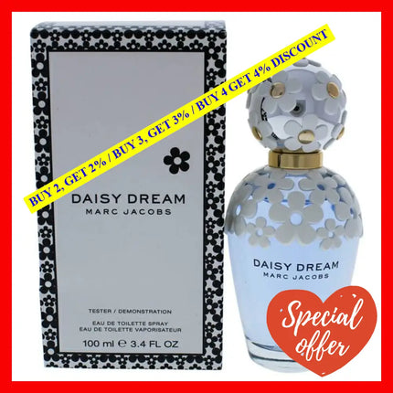 Daisy Dream By Marc Jacobs For Women - 3.4 Oz Edt Spray (Tester)