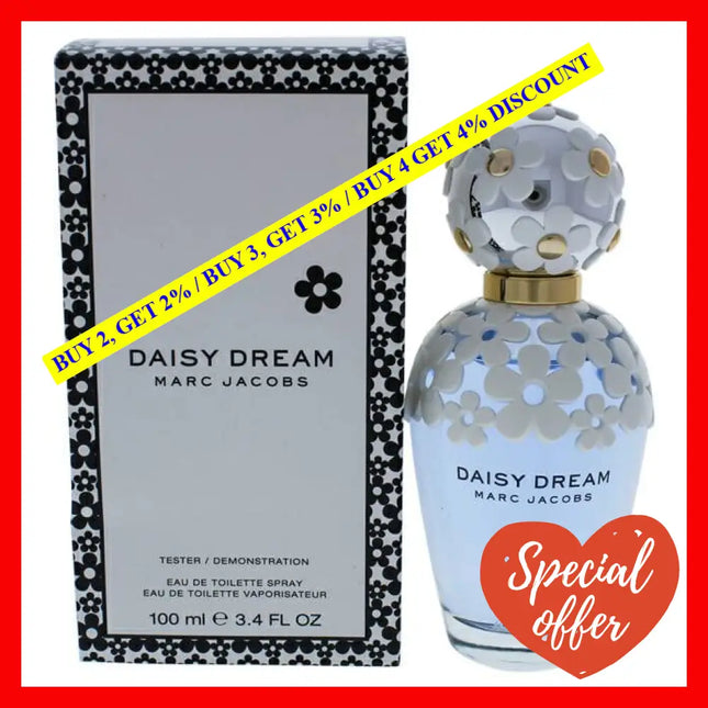Daisy Dream By Marc Jacobs For Women - 3.4 Oz Edt Spray (Tester)