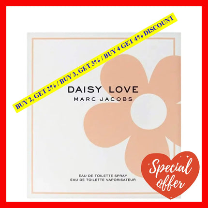 Daisy Love By Marc Jacobs For Women - 3.4 Oz Edt Spray