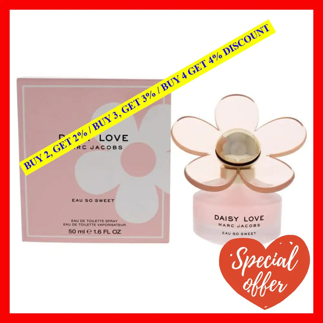 Daisy Love Eau So Sweet By Marc Jacobs For Women - 1.6 Oz Edt Spray