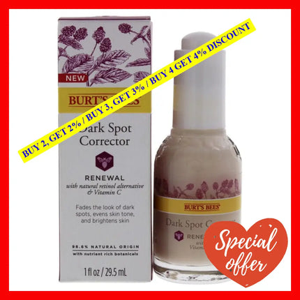 Dark Spot Corrector By Burts Bees For Unisex - 1 Oz