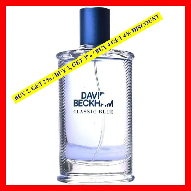 David Beckham Classic Blue 3.0 Oz / 100 Ml Eau De Toilette For Men