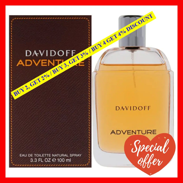 Davidoff Adventure By For Men - 3.3 Oz Edt Spray