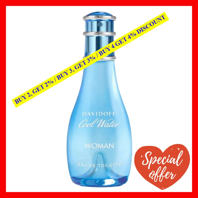 Davidoff Coolwater Women For Eau De Toilette Spray 1.0 Oz