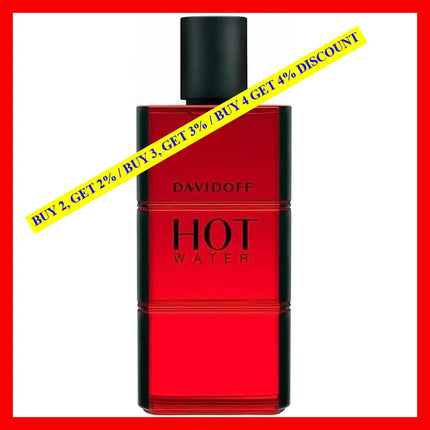Davidoff Hot Water Eau De Toiletteand For Men 3.4 Oz / 100 Ml