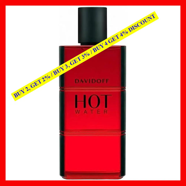 Davidoff Hot Water Eau De Toiletteand For Men 3.4 Oz / 100 Ml