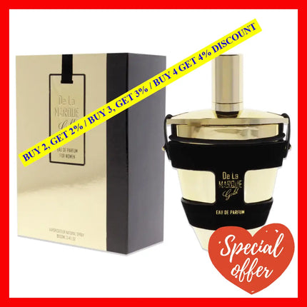 De La Marque Gold By Armaf For Women - 3.4 Oz Edp Spray