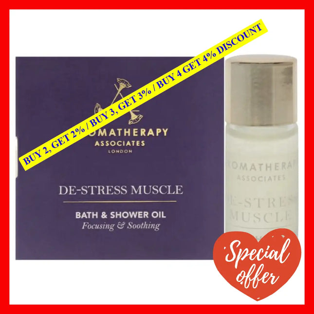 De-Stress Muscle Bath And Shower Oil By Aromatherapy Associates For Unisex - 0.1 Oz