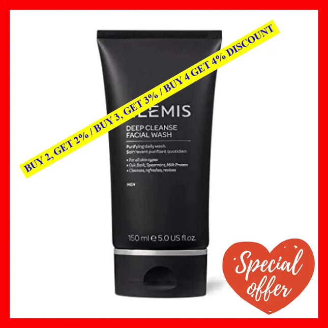 Deep Cleanse Facial Wash By Elemis For Men - 5 Oz Cleansing