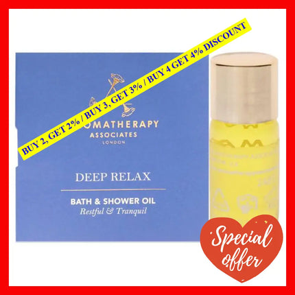 Deep Relax Bath And Shower Oil By Aromatherapy Associates For Unisex - 3 Ml
