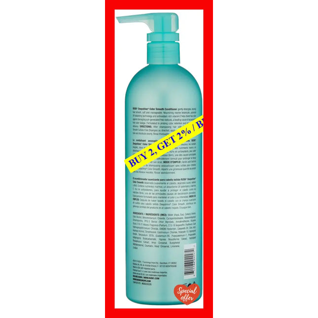 Deepshine Color Smooth Conditioner By Rusk For Unisex - 25 Oz