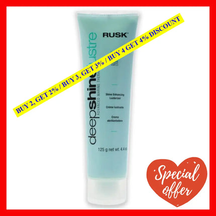 Deepshine Lustre Shine Enhancing Lusterizer By Rusk For Unisex - 4.4 Oz Cream