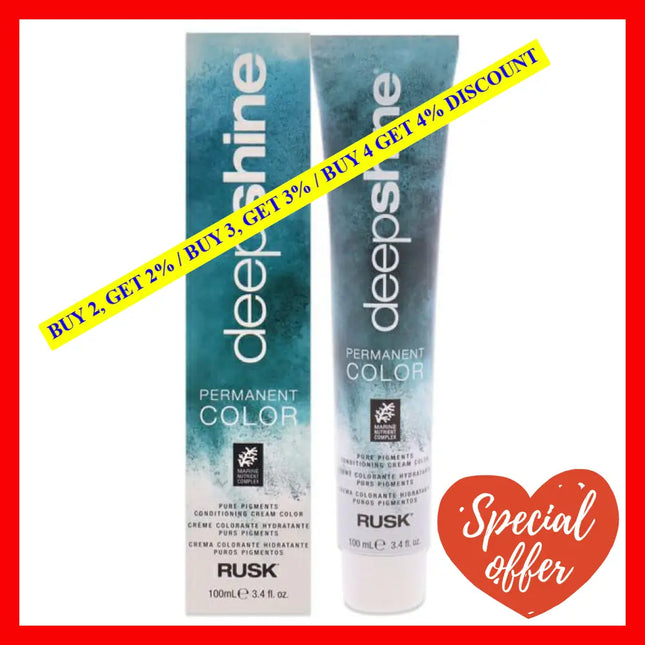Deepshine Pure Pigments Conditioning Cream Color - 10.11Aa Intense Platinum Ash Blonde By Rusk For