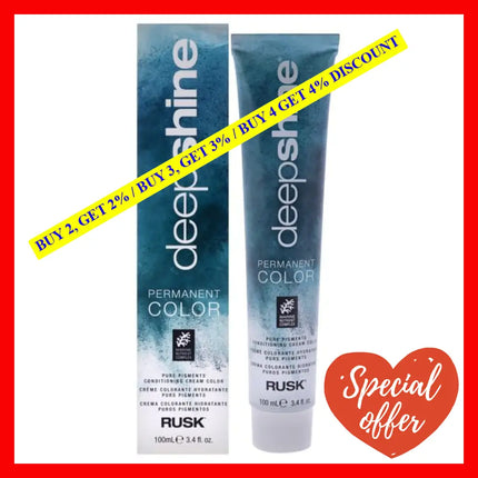 Deepshine Pure Pigments Conditioning Cream Color - 6.11Aa Intense Dark Ash Blonde By Rusk For