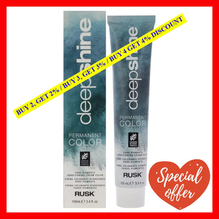 Deepshine Pure Pigments Conditioning Cream Color - 7.003 Nw Medium Blonde By Rusk For Unisex 3.4 Oz