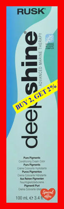 Deepshine Pure Pigments Conditioning Cream Color - 9.11Aa Intense Very Light Ash Blonde By Rusk For