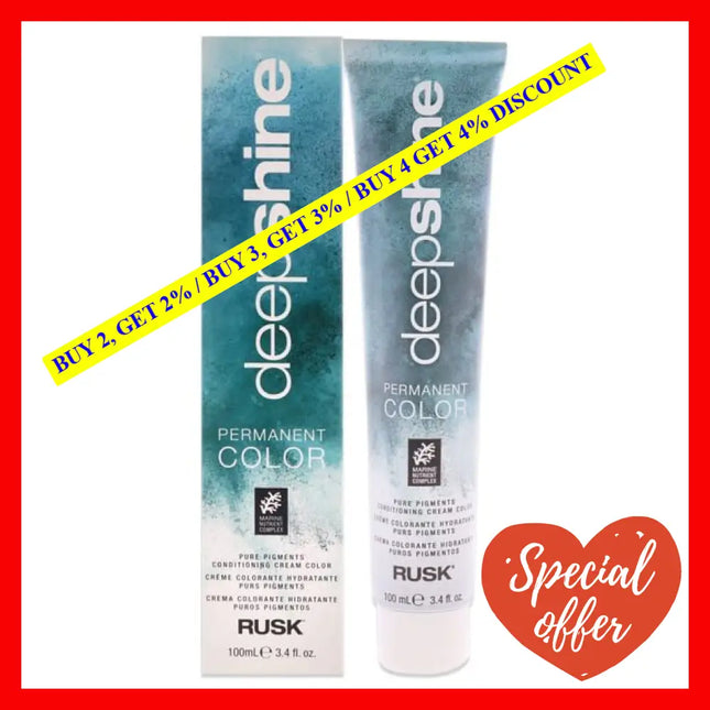 Deepshine Pure Pigments Conditioning Cream Color - 9.11Aa Intense Very Light Ash Blonde By Rusk For