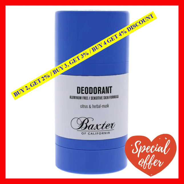 Deodorant - Citrus And Herbal-Musk By Baxter Of California For Men 1.2 Oz Stick