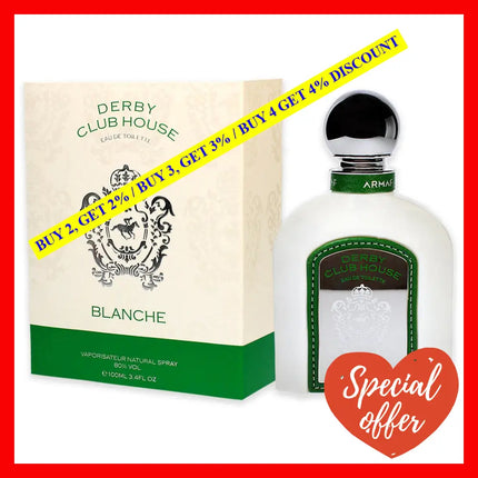Derby Club House Blanche By Armaf For Men - 3.4 Oz Edt Spray