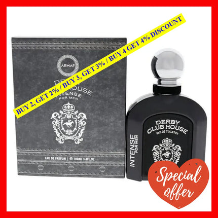 Derby Club House Intense By Armaf For Men - 3.4 Oz Edp Spray