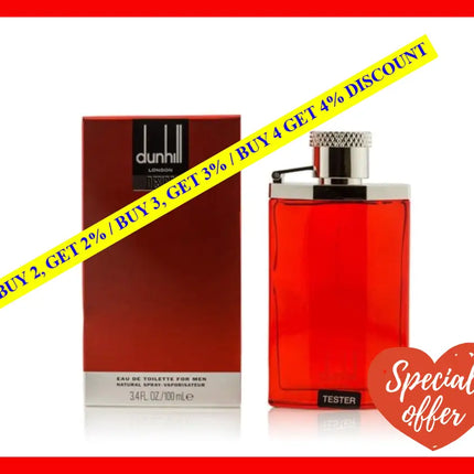 Desire By Alfred Dunhill For Men - 3.4 Oz Edt Spray (Tester)