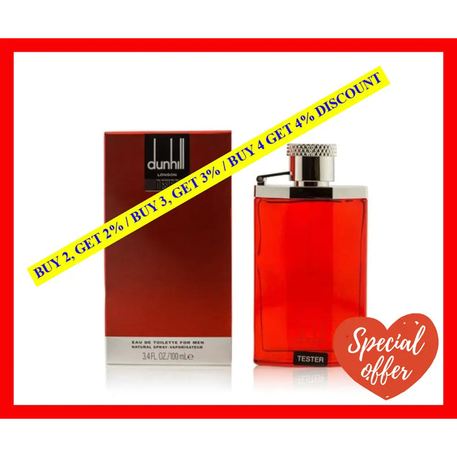 Desire By Alfred Dunhill For Men - 3.4 Oz Edt Spray (Tester)