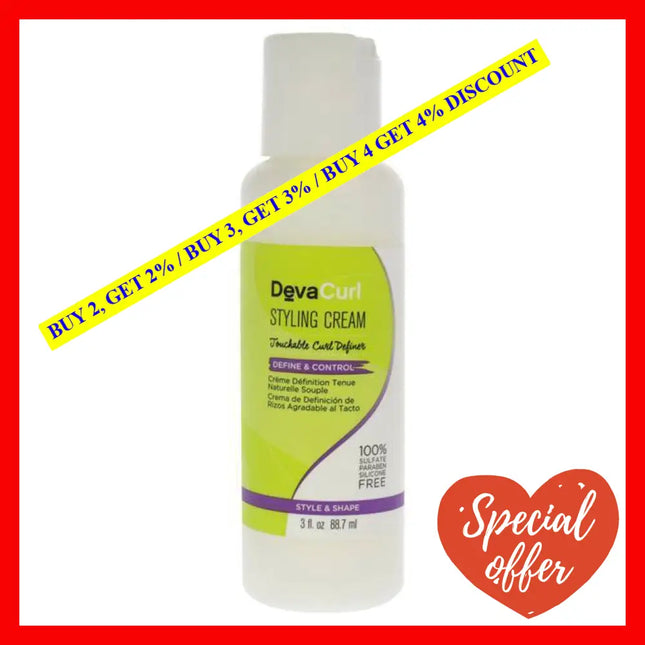 Devacurl Styling Cream By For Unisex - 3 Oz