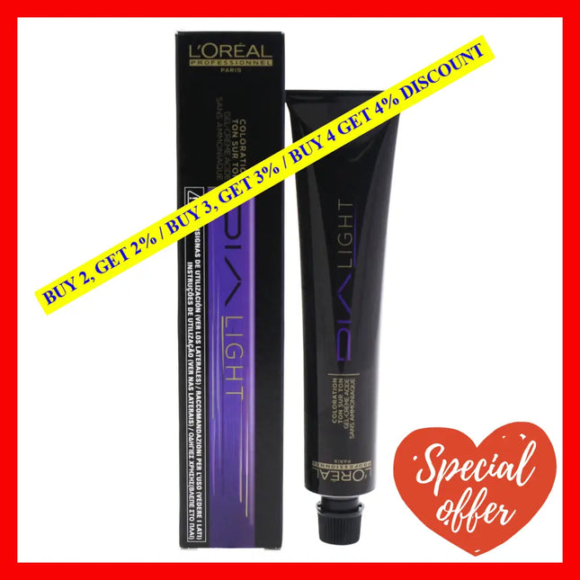 Dia Light - 5.07 Natural Matte-Light Brown By Loreal Professional For Unisex 1.7 Oz Hair Color