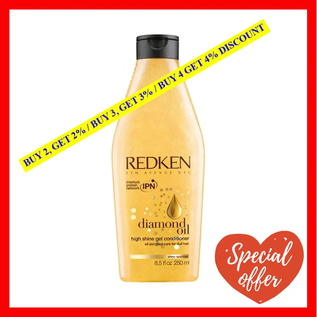 Diamond Oil High Shine Gel Conditioner By Redken For Unisex - 8.5 Oz