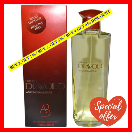 Diavolo By Antonio Banderas For Men - 6.75 Oz Edt Spray