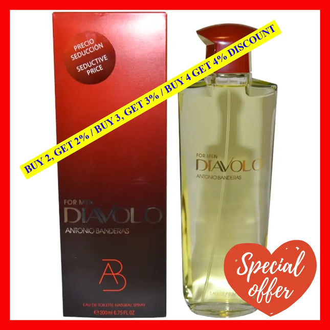 Diavolo By Antonio Banderas For Men - 6.75 Oz Edt Spray