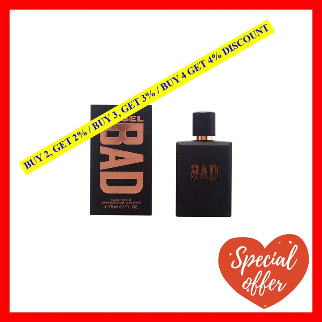 Diesel Bad By For Men - 1.7 Oz Edt Spray