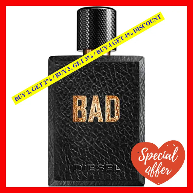 Diesel Bad By For Men - 2.5 Oz Edt Spray