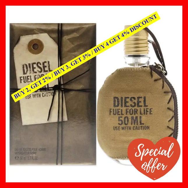 Diesel Fuel For Life Pour Homme By For Men - 1.7 Oz Edt Spray
