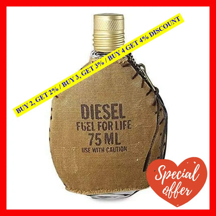 Diesel Fuel For Life Pour Homme By For Men - 2.5 Oz Edt Spray