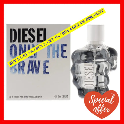 Diesel Only The Brave By For Men - 2.5 Oz Edt Spray
