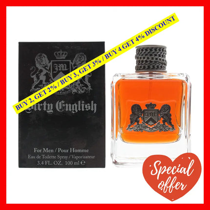 Dirty English By Juicy Couture For Men - 3.4 Oz Edt Spray