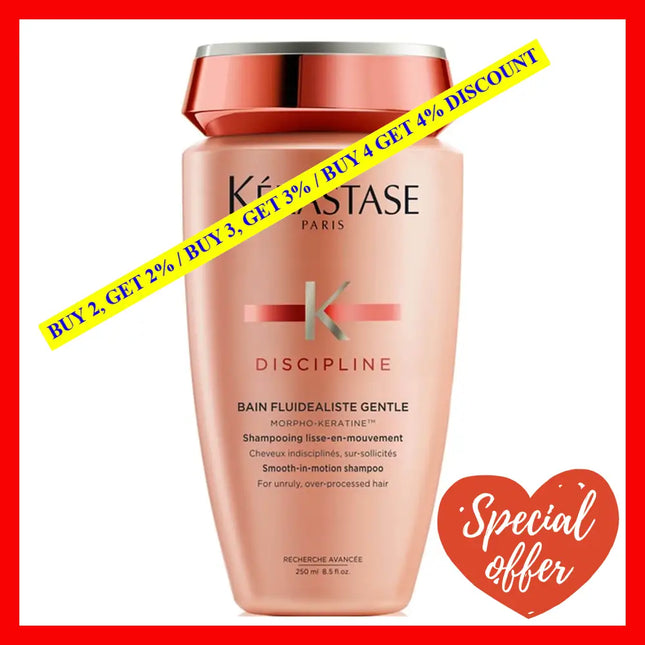 Discipline Bain Fluidealiste No Sulfates Smooth-In-Motion Shampoo By Kerastase For Unisex - 8.5 Oz
