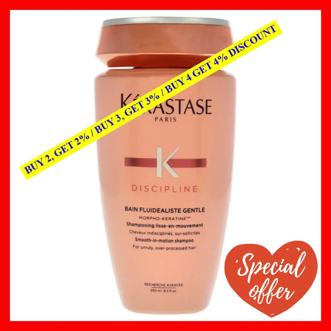 Discipline Bain Fluidealiste No Sulfates Smooth-In-Motion Shampoo By Kerastase For Unisex - 8.5 Oz