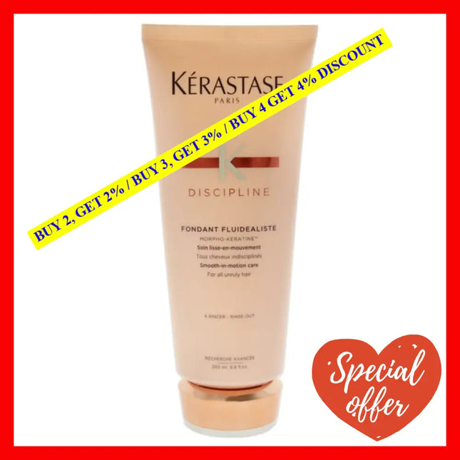 Discipline Fondant Fluidealiste Smooth-In-Motion Care By Kerastase For Unisex - 6.8 Oz Conditioner