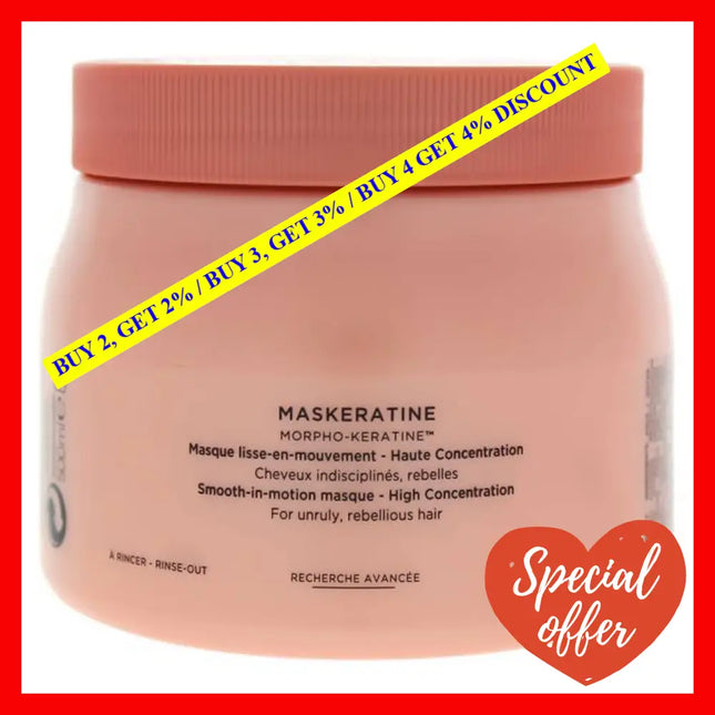 Discipline Maskeratine Smooth-In-Motion Masque By Kerastase For Unisex - 16.9 Oz