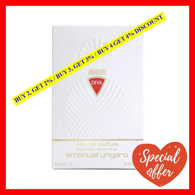 Diva By Emanuel Ungaro For Women - 3.4 Oz Edp Spray