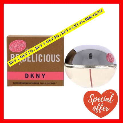 Dkny Be Extra Delicious By Donna Karan For Women - 3.4 Oz Edp Spray